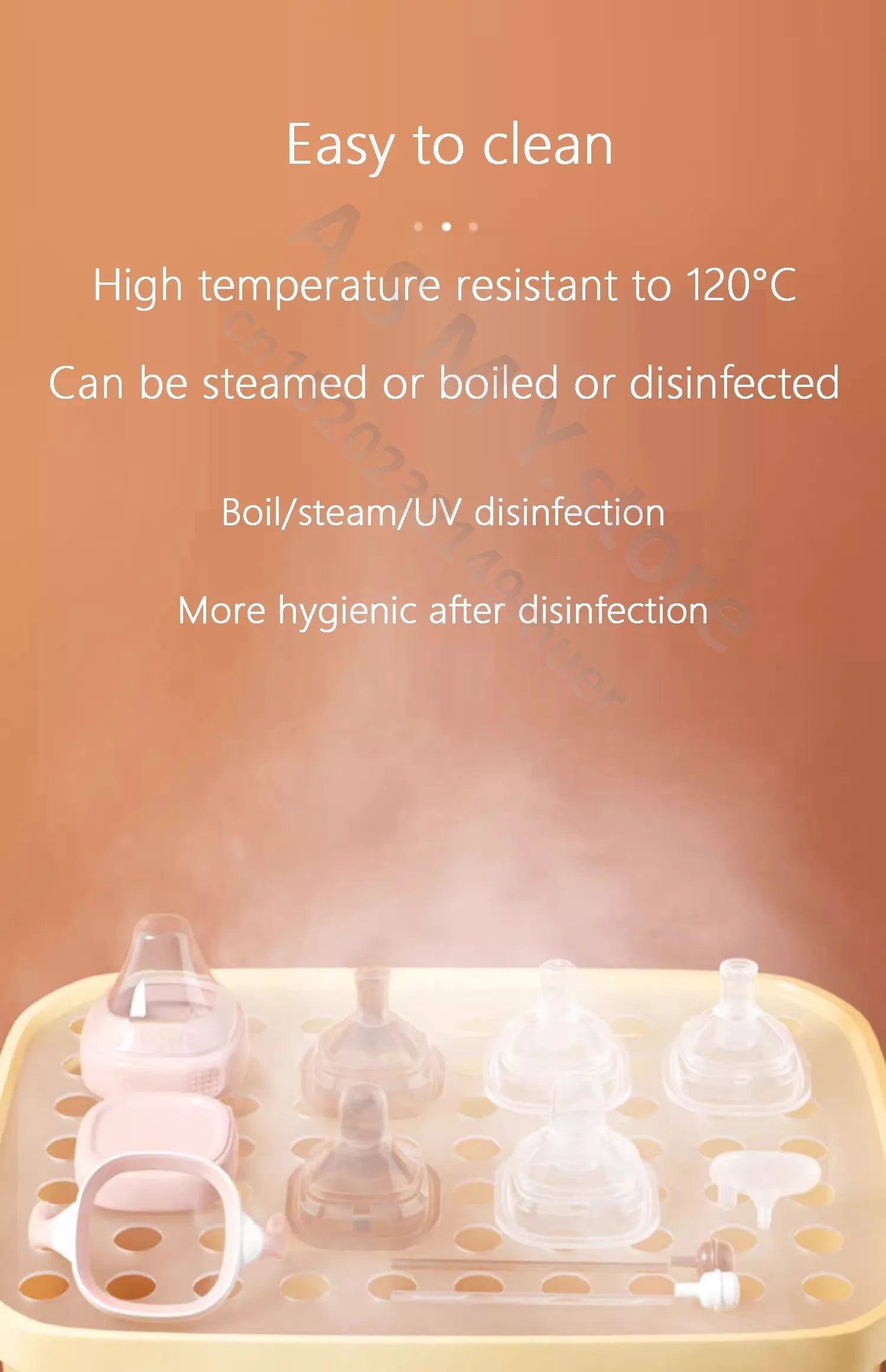 Suitable for hegen bottle accessories,storage box cover/cup cover/handle/dust cover+bottle collar/straw/square bottle universal