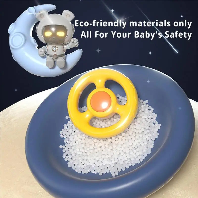 Musical Steering Wheel Toys for Boys 4-6 Toddler Simulated Driving Racing Car Game with Sound  Interactive Educational Learning