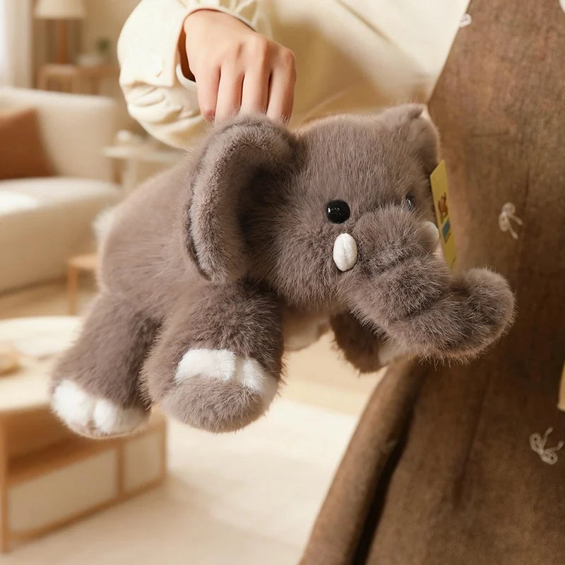Hot Stuffed Animals Elephant Plush Doll Back Cushion Sofa Decorative Stuffed Elephant Toy 30/45cm Throw Pillow Elephant Doll