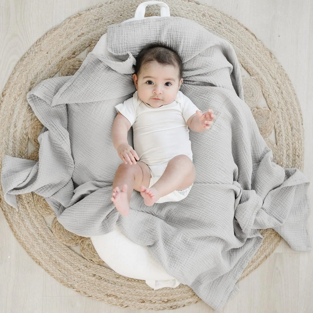 2PC Cotton Muslin Baby Swaddle Blankets Bedding Soft Receiving Blanket Newborn Baby Wrap Stroller Cover Babies Acceesories