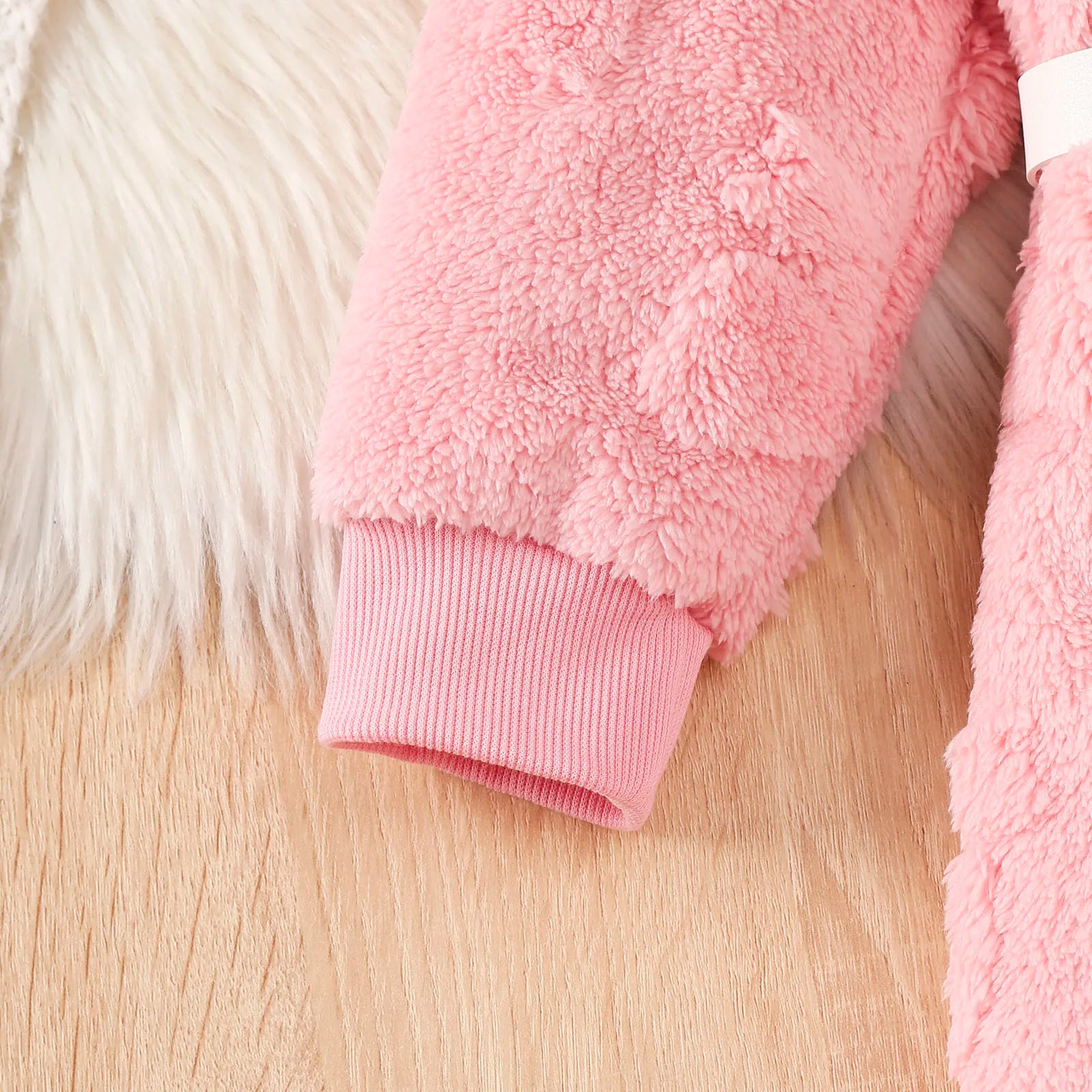 Kid girls Plush Long sleeved Dress Round neck, Pink Bow, Fashionable Dress+Mini bag 2Pcs Winter Dress  Girls  4-7 Years Dress
