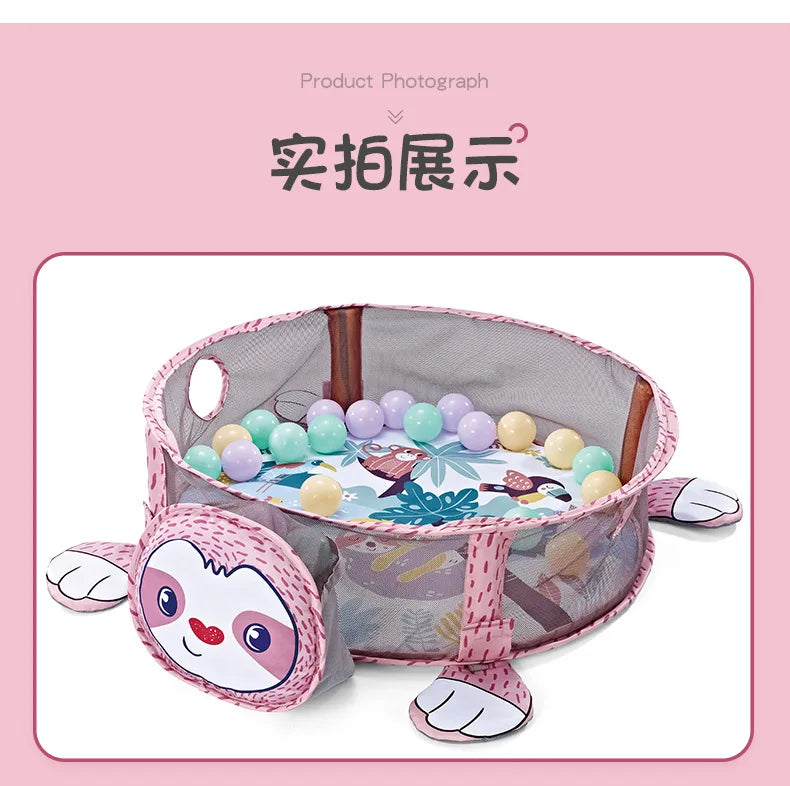 Multifunctional Baby Game Gym Play Mat Climbing Mat Fitness Rack Infant Educational Toys Rug Blanket Ball Pit Activity Pool Gift