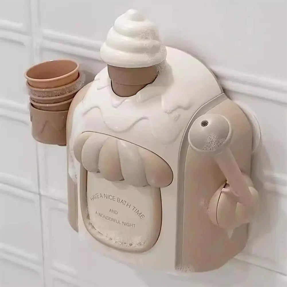 Bath Bubble Toy Funny DlY Ice Cream With Foam