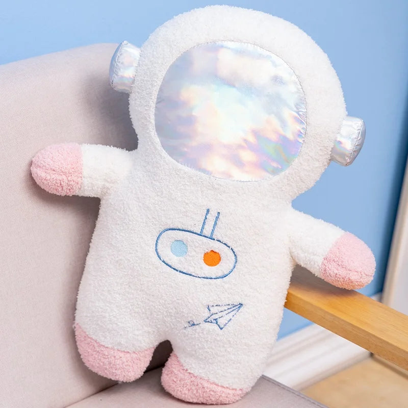 Hot 58cm Plush Rocket Astronaut Toy Stuffed Spaceship Throw Pillow Home Decor Birthday Gift Space Discovery Educational For Kids