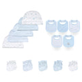 15-Pack Baby Unisex Accessories Fashion Cute Newborn Hats+Bibs+Gloves 0-12 Months Infant Clothing