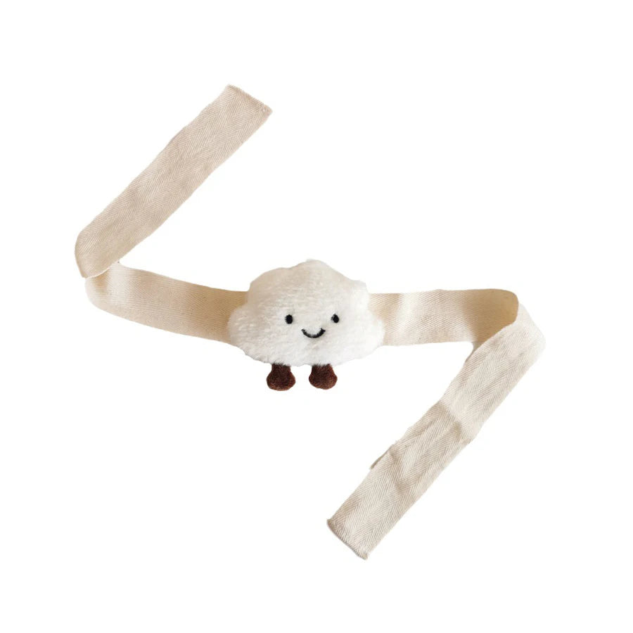 2Pc Korean-Style Ins-Style 3D Cloud Ribbon Curtain Tiebacks Children's Room Decoration Mosquito Net Tie Ropes Binding Ropes