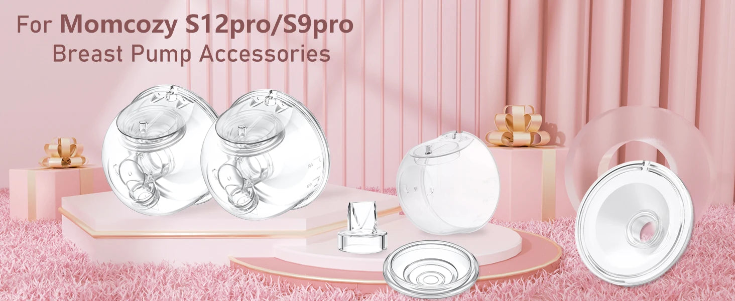 Silicone Duckbill Valve and Diaphragm,Compatible with S12/S9/S13/S15 Wearable Breast Pump Accessories, Replacement Spare Parts