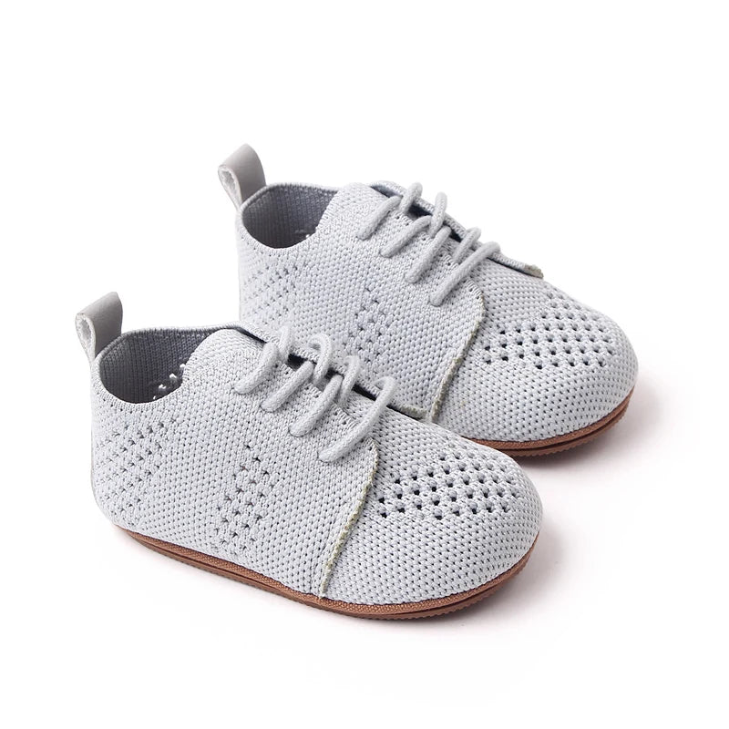 Spring Autumn Children's Mesh Sports Shoes Breathable Mesh Footwear Baby Shoes Casual Shoes 0-1 Years Old Soft Topped Baby Shoes