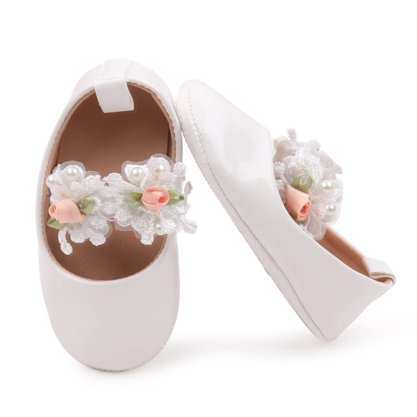 2025 Spring and Summer Baby Girl Shoes High Quality PU and TPR Anti-slip Sole Beautiful Flower Mary Jane Style Fashion Sandal