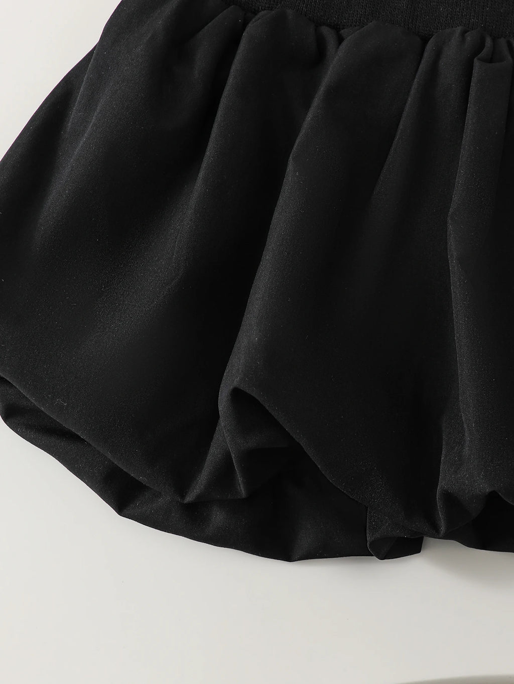 Summer Baby Girl Set Round Neck Small Bow Sleeveless+Black bud skirt Half Skirt 2Pcs/Set 0-3 Year Old Baby Girl Fashion Set