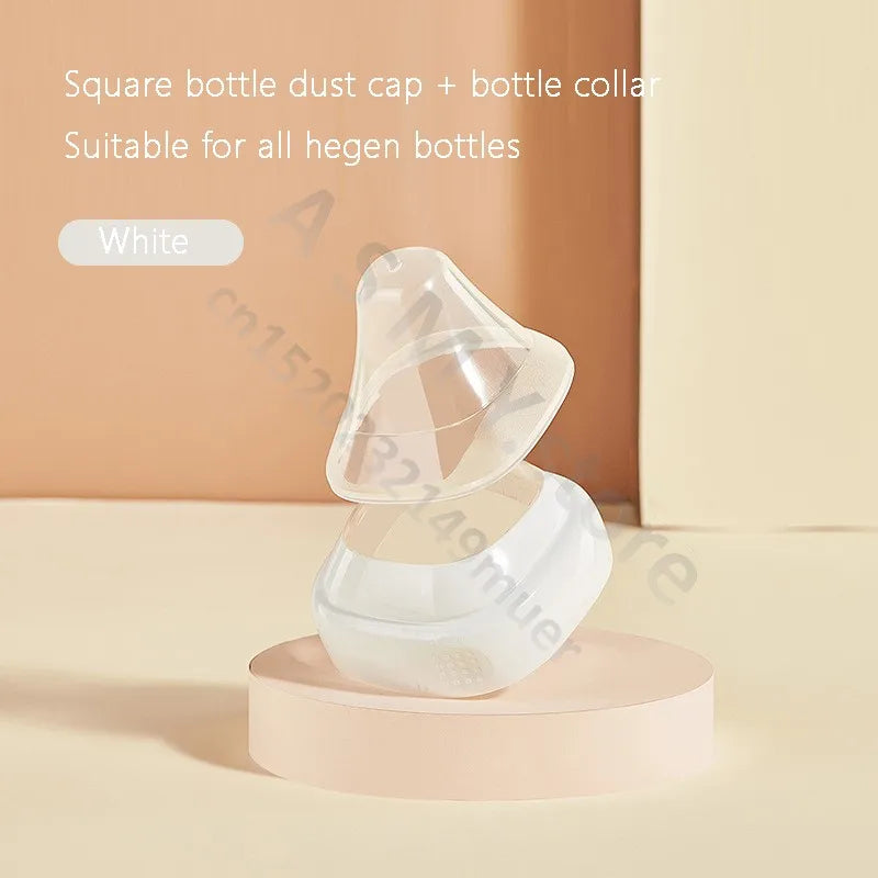Hegen Square Bottle Accessories Kit Anpei Compatible Storage Box Cover Cup Cover Handle Dust Cover Straw 2 Pieces