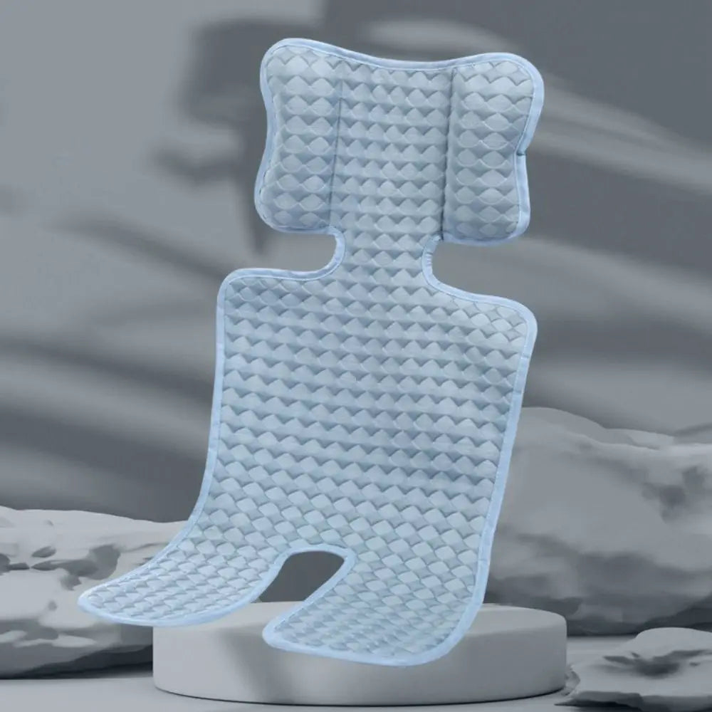 Comfortable Baby Stroller Cooling Seat Mat Soft Breathable Baby Stroller Cushion Solid Color Seat Liner Pushchair Car Mat