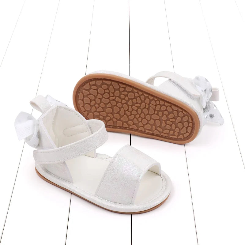 Baby Sandal  Summer New Design Soft PU Beautiful Butterfly Bow High Quality Anti-slip Sole Casual Style New Fashion BJZ3231