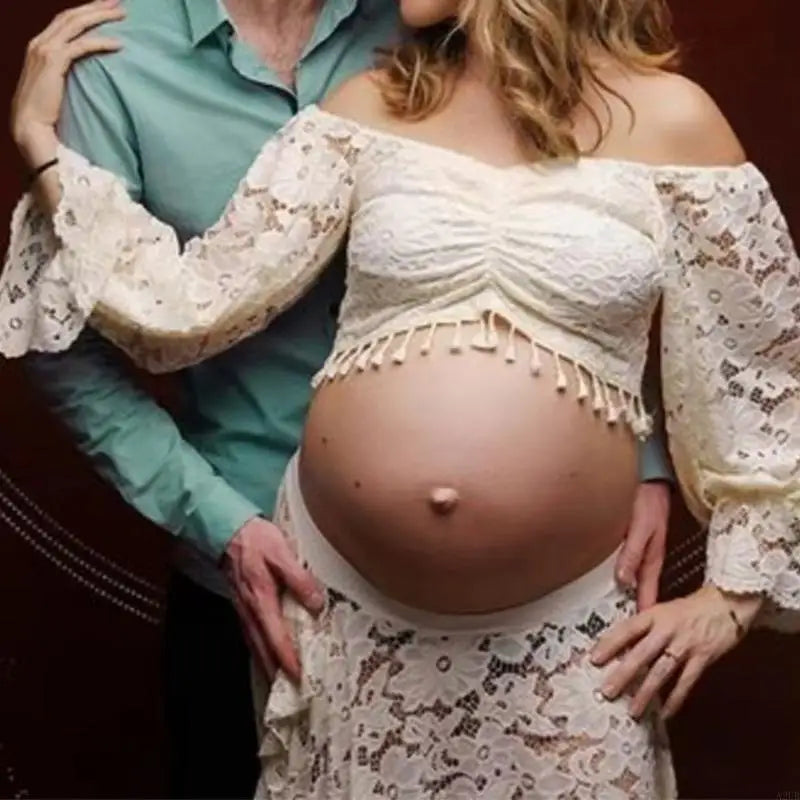 Maternity Photoshoot Dress Set for Pregnant Women