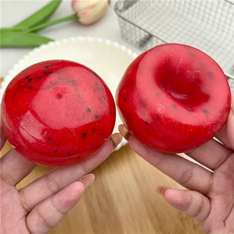 Kiwi Watermelon Ice Sand Ball Squishy Squeeze Fidget Toy Vaseline Stress Relief Noise ASMR Sensory Toy For ADHD Autistic Gift