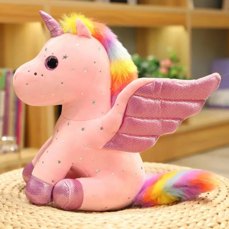 Cute Angel Unicorn Plush Toy Pillow Soft Fill Home Decoration Girl's Birthday Holiday Gift