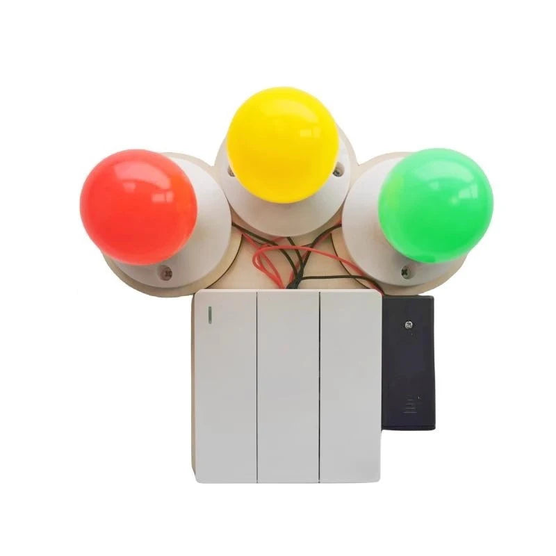 DIY Montessori Wooden LED Busy Board DMB LED 01 For Early Education And Hand Eye Development