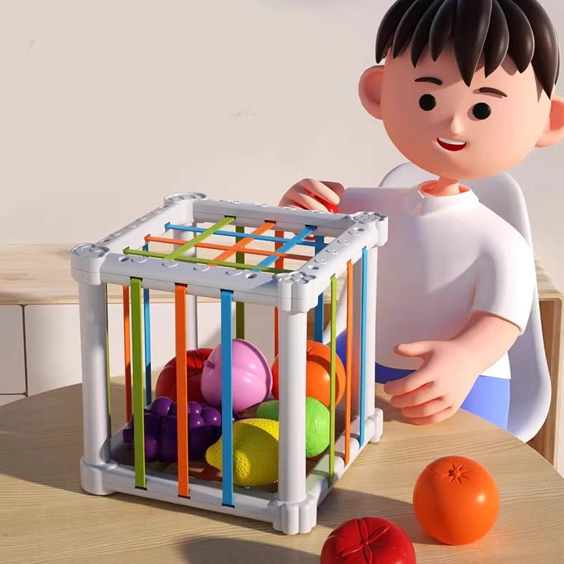 Simulation Magnetic Montessori Fruit Sesele House Lemon Grape Apple Durian Seasoning Baking Toy Wooden Educational Toys For Gift