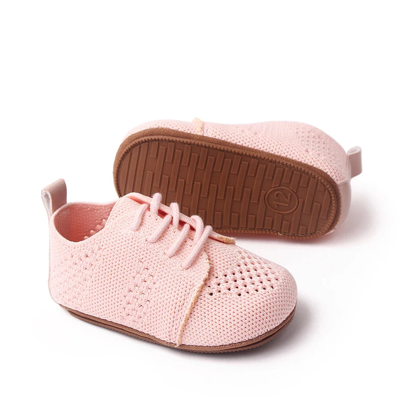 Spring Autumn Children's Mesh Sports Shoes Breathable Mesh Footwear Baby Shoes Casual Shoes 0-1 Years Old Soft Topped Baby Shoes