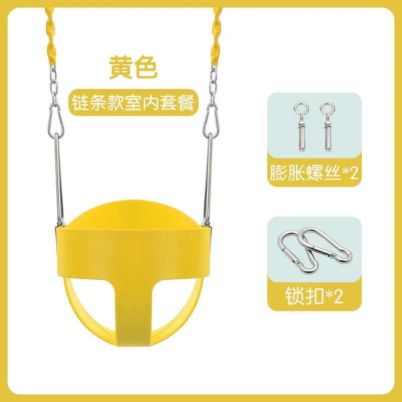 XL baby swing basket glider seat for indoor or outdoor use.