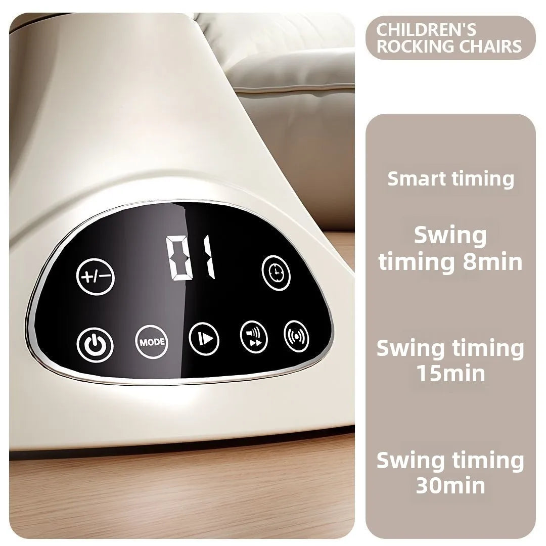 Electric Baby Rocker Swing and Soothing Bassinet with Music