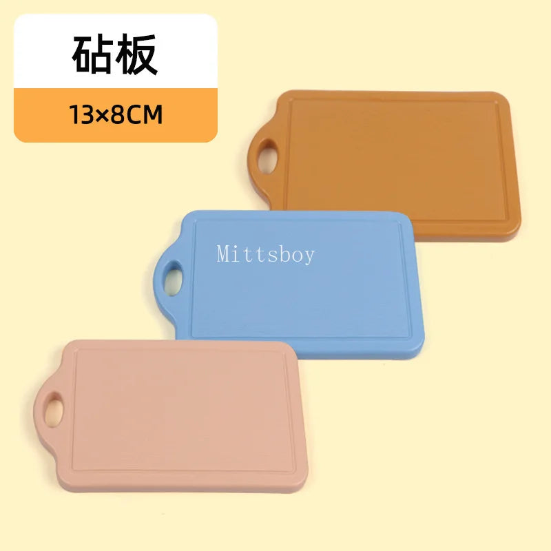 Chechele Montessori Simulation Toy 1 Piece Play House Vegetable Biscuit Bread Baking Educational Toy