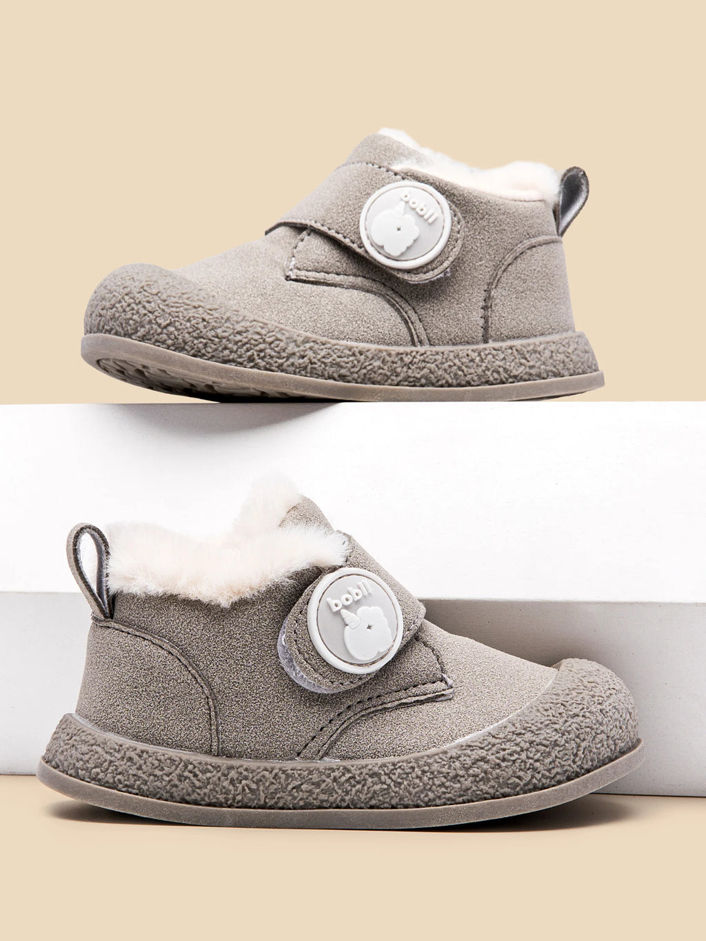 Hot Sale Winter Baby Boys And Girls First Walking Outdoor Toddler Cotton Shoes For 0-3Y High Quality Fleece-lined Design