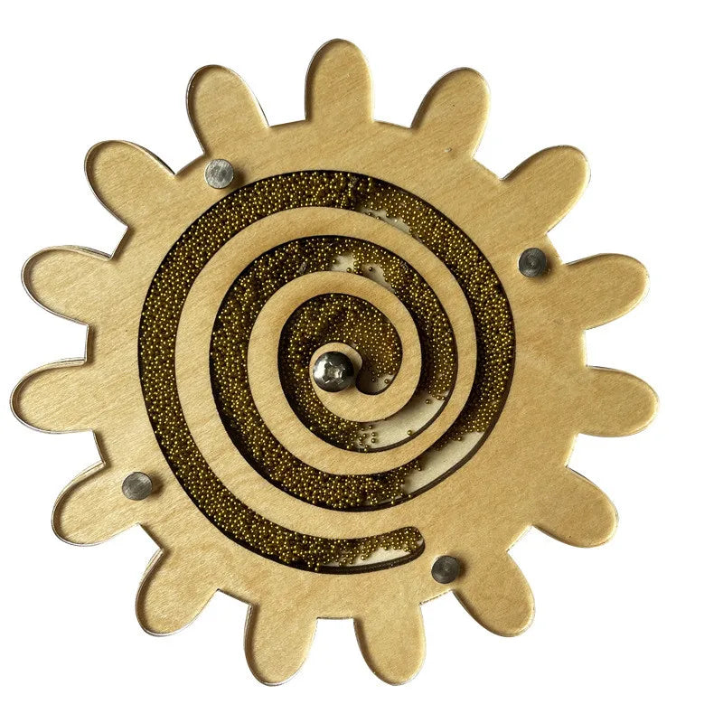 New DIY Montessori Busy Board Wooden Accessories Gear Hand Wheel Alarm Clock Animal Mirror Educational toys For Children Gifts