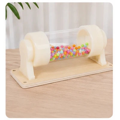 Montessori Busy Board Wooden Sensory Activity Led Switches Gears Maze Lacing For Toddlers Fine Motor Skills