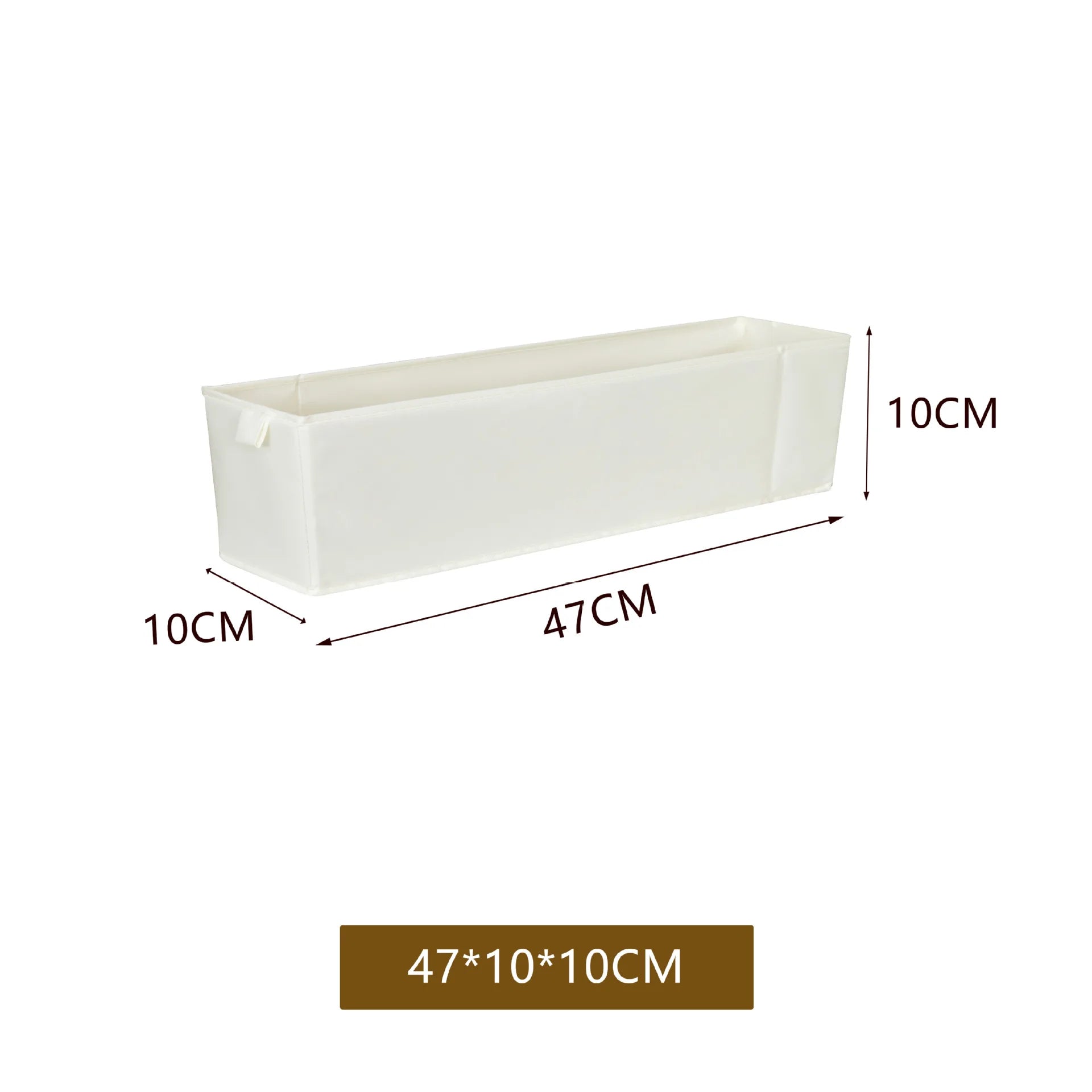Fabric Foldable Underwear And Pants Storage Box For Cabinets And Drawers, Wardrobe Organizer, Model FFB-100