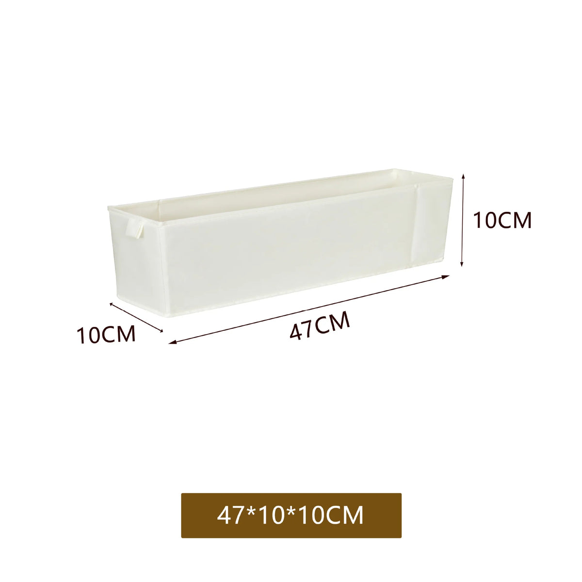 Pants Storage Box Fabric Foldable Organizer For Cabinets Drawers Wardrobe Organization Lightweight Polyester And Plastic