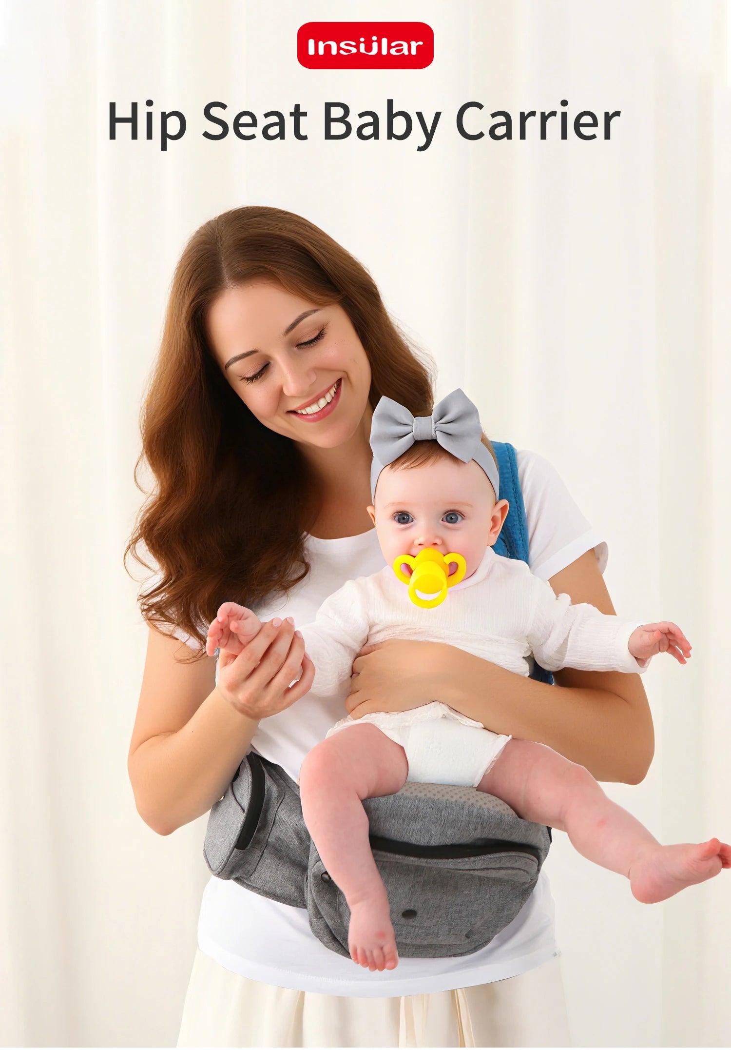 Fashion Baby Waist For 0-2Y Stool Front Hold Type Kids Carrier Widened Single Stool Infant Belt Hugging Support Multi-functional