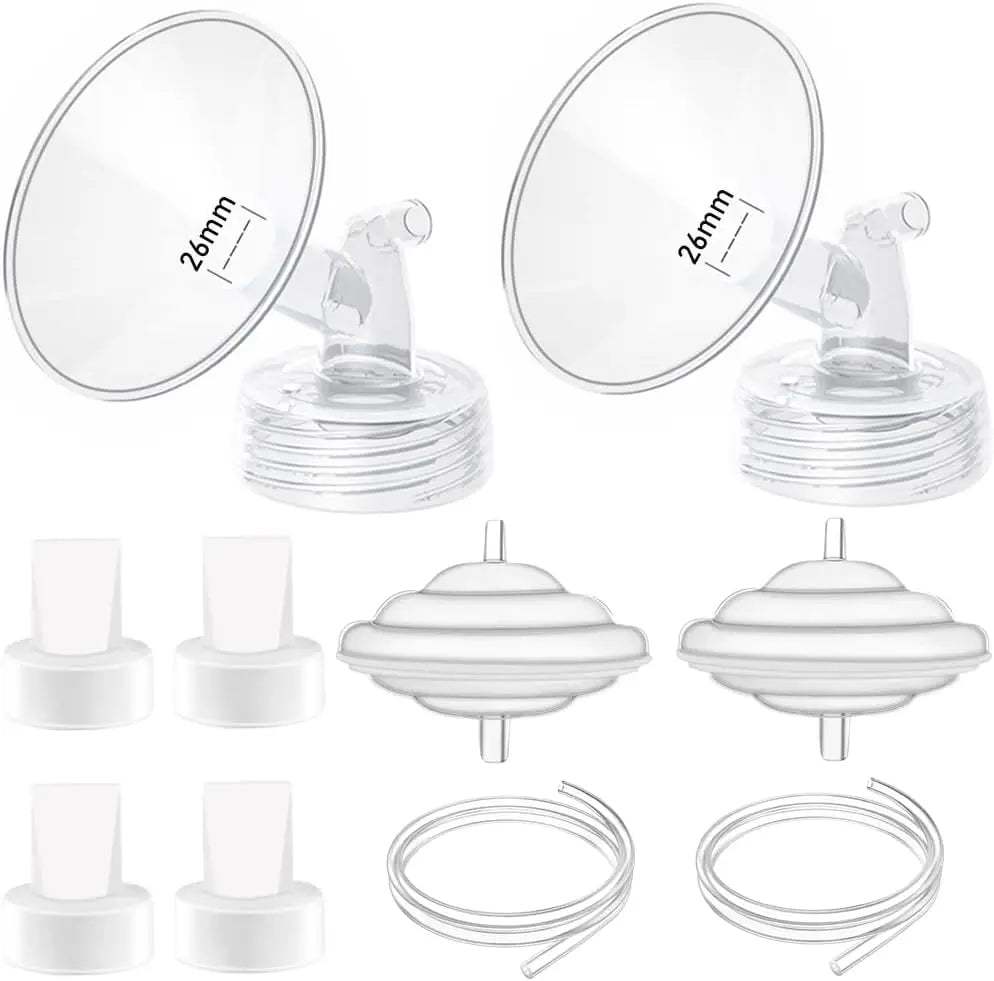Spectra Compatible Flange Pump Parts S1 S2 Breast Pumps Replacement Set With Backflow Protector