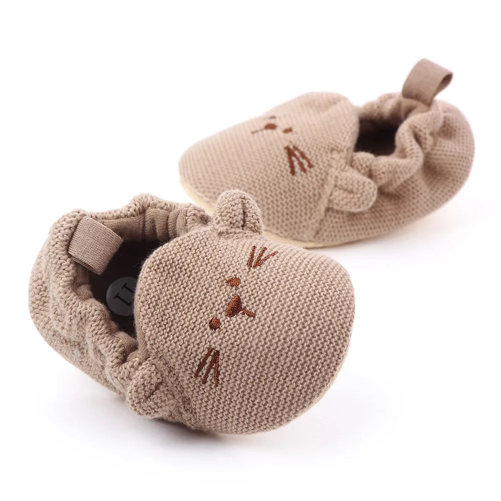2025 Hot Selling Baby Boys And Girls First Walking Indoor Outdoor Toddler Shoes With Cute Design And High Quality Cotton Sole