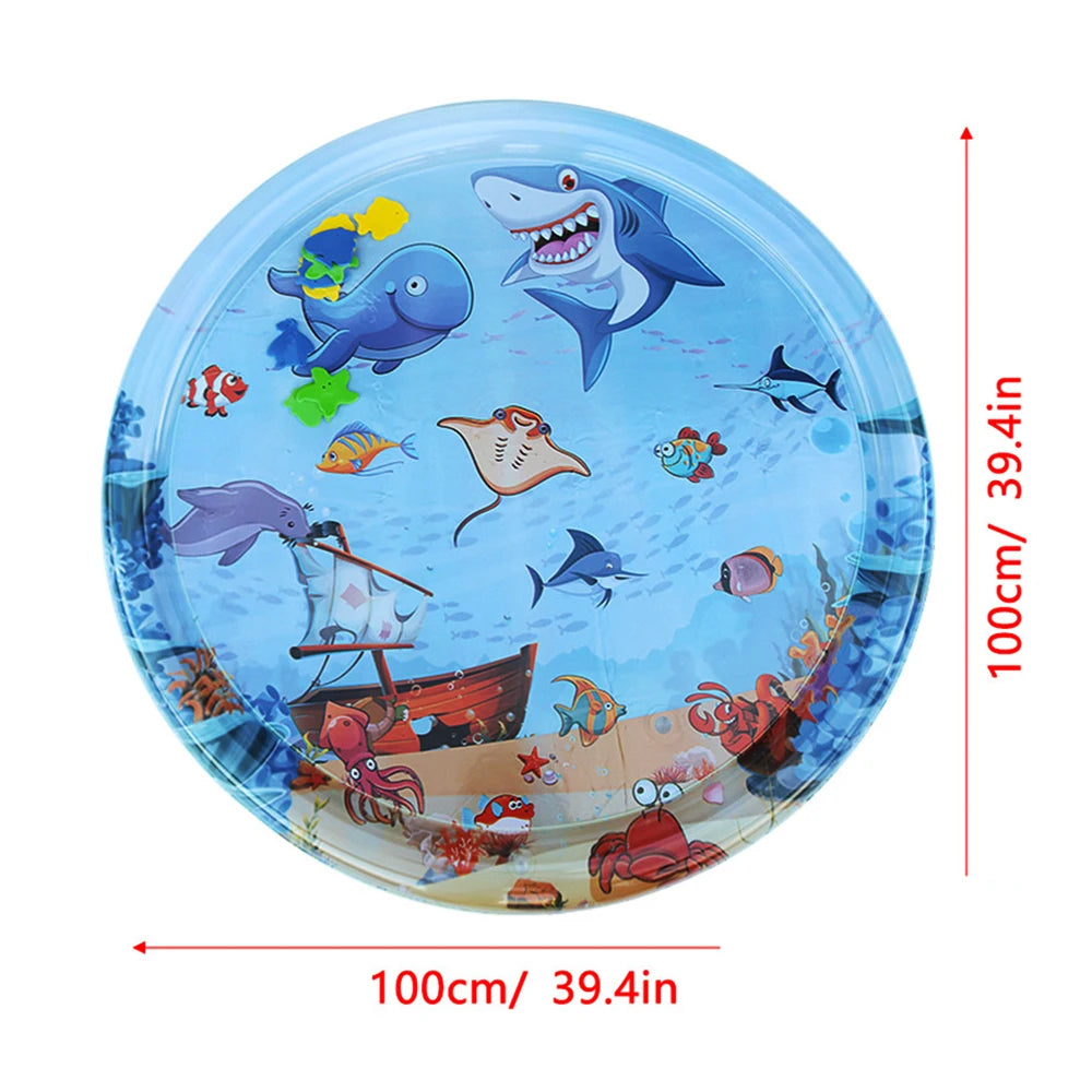 Baby Water Play Mat Inflatable Toys PVC Children's Mat For Tummy Time And Educational Play