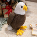 Hot Lifelike American Eagle Owl Plush Toy Soft Stuffed Animal RealLife Bird Doll Home Decor Kids Children Boys Birthday Gift