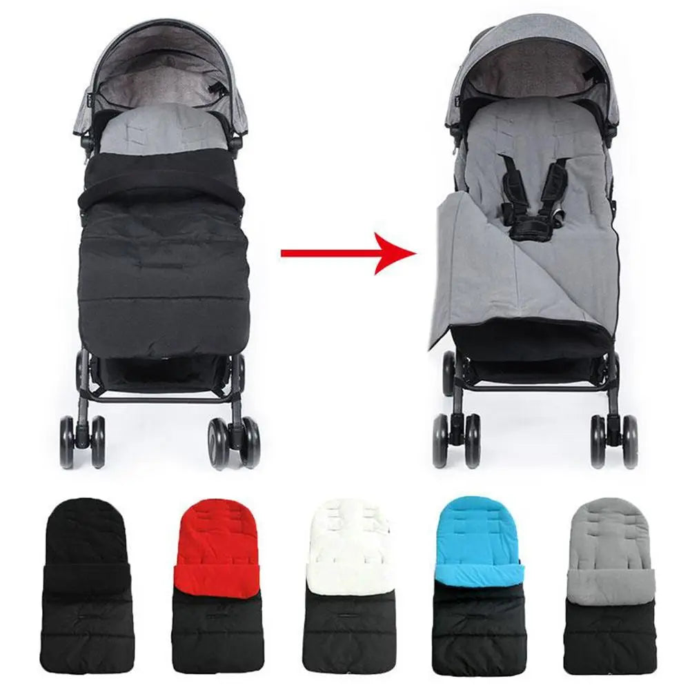 Winter Portable Warm Footmuff Carriage Mat Foot Cover Thick Cushion Sleepsacks Stroller Sleeping Bag