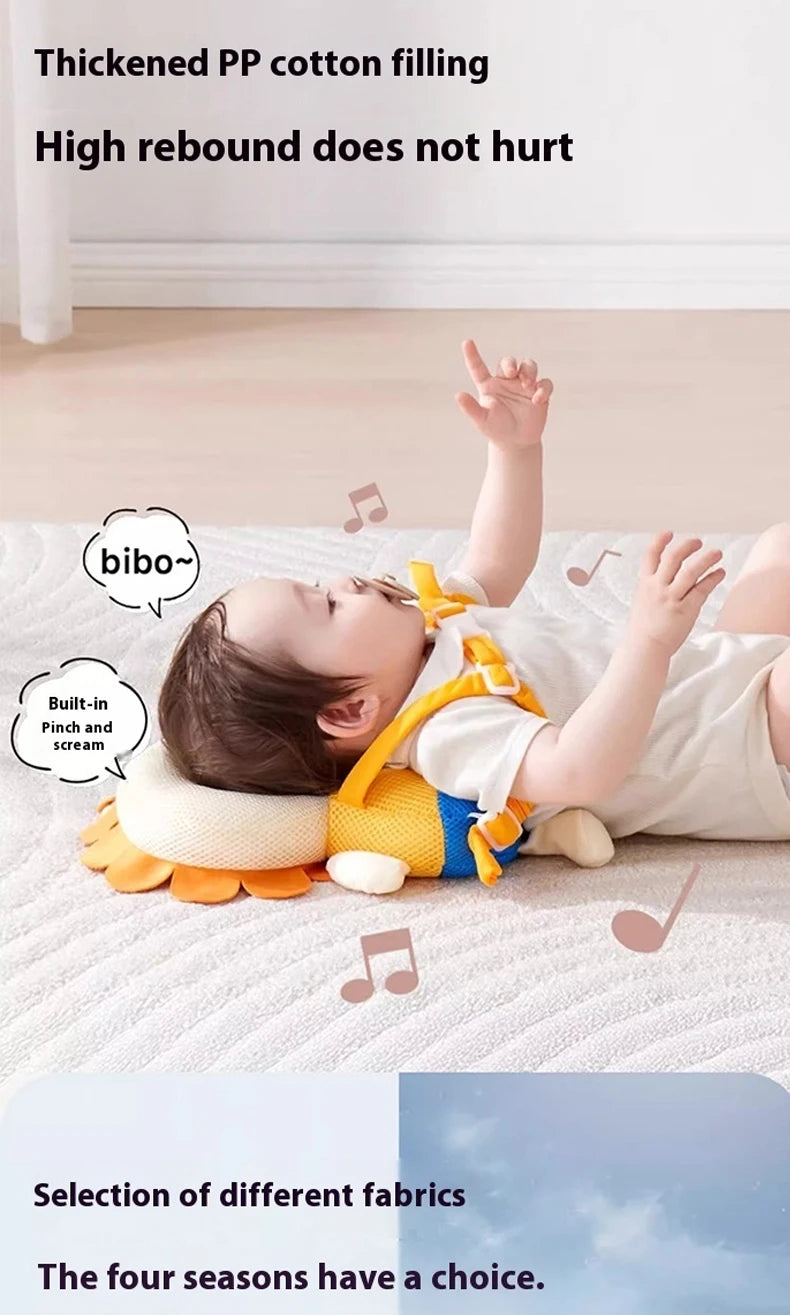 AIBEDILA Baby Head Protector Pillow Backpack Anti-Fall Safety Cushion for Newborn Toddlers Learning to Walk Kids Safe Support