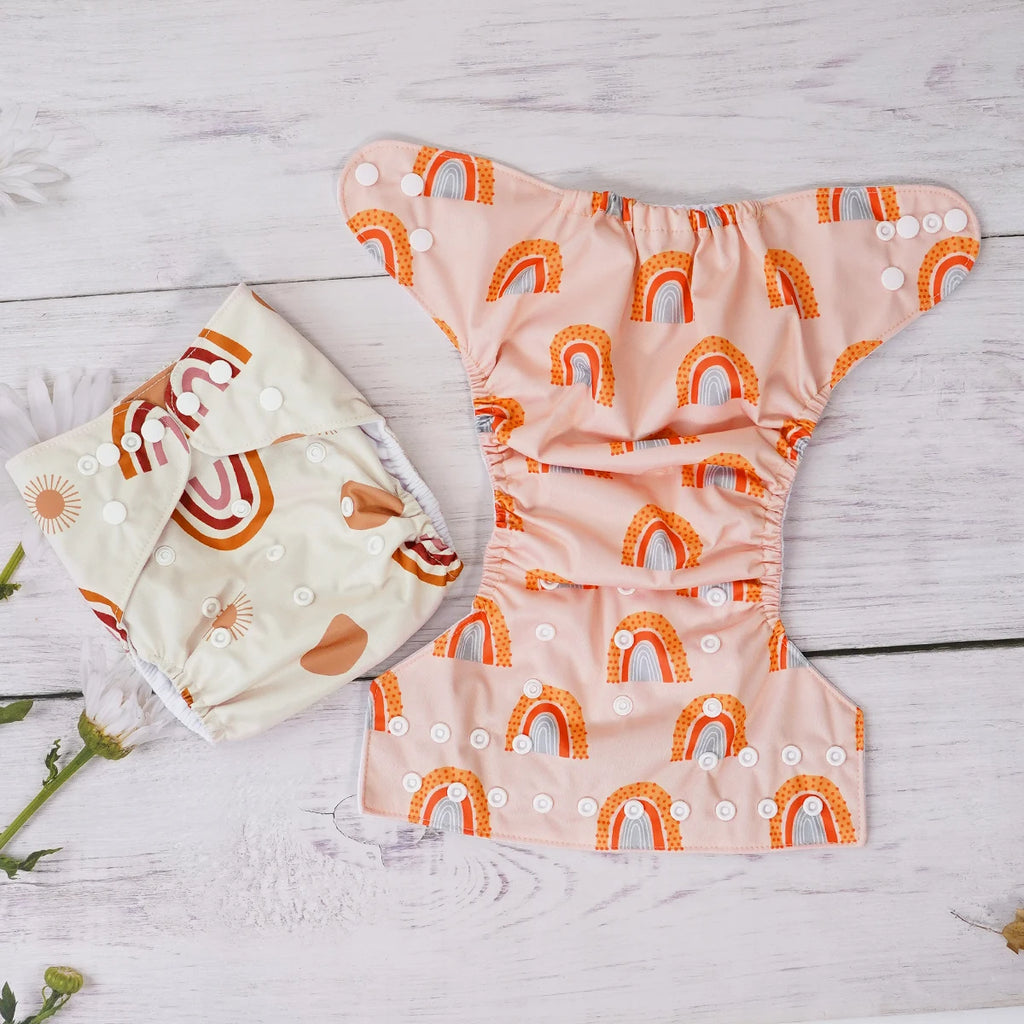 3PCS Baby Waterproof Nappies Cute Underwears Reusable Newborn Cloth Diaper Soft Ecological Toddler Training Pants For Boys Girls