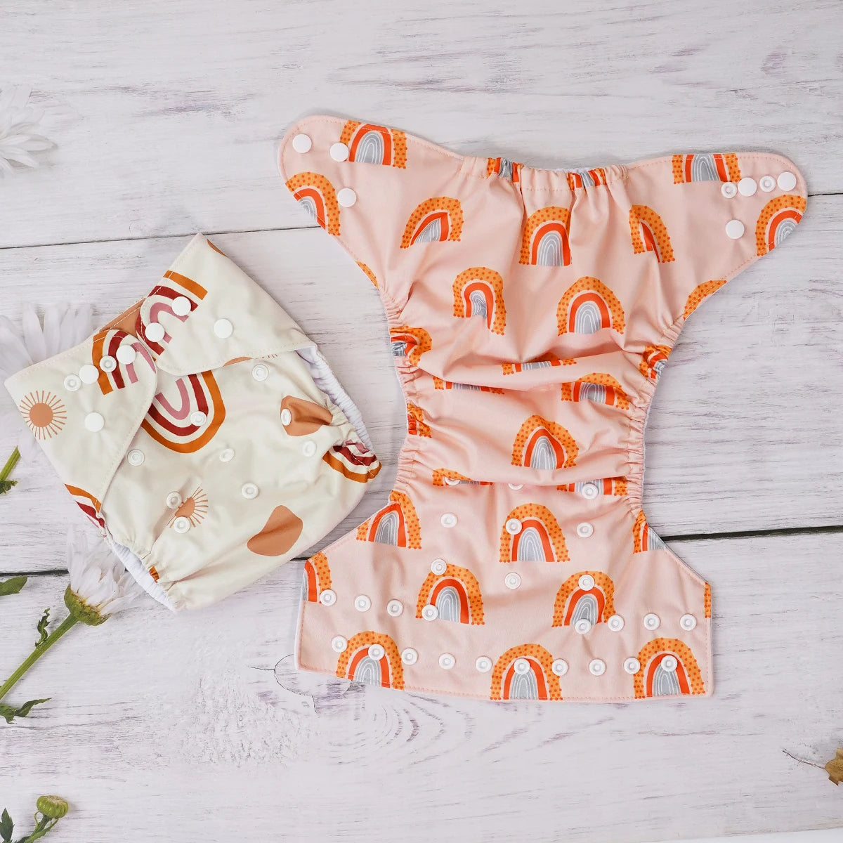 3PCS Baby Waterproof Nappies Cute Underwears Reusable Newborn Cloth Diaper Soft Ecological Toddler Training Pants For Boys Girls