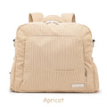 Soboba Large Capacity Diaper Backpack for Mom with Soft Corduroy Fabric and Convenient Design