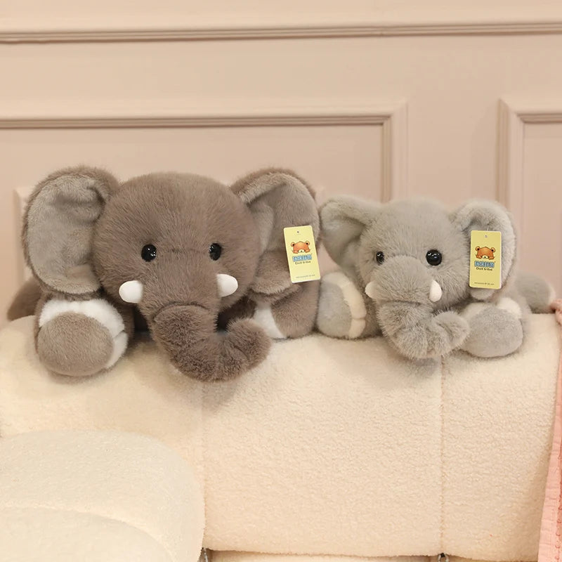 Hot Stuffed Animals Elephant Plush Doll Back Cushion Sofa Decorative Stuffed Elephant Toy 30/45cm Throw Pillow Elephant Doll