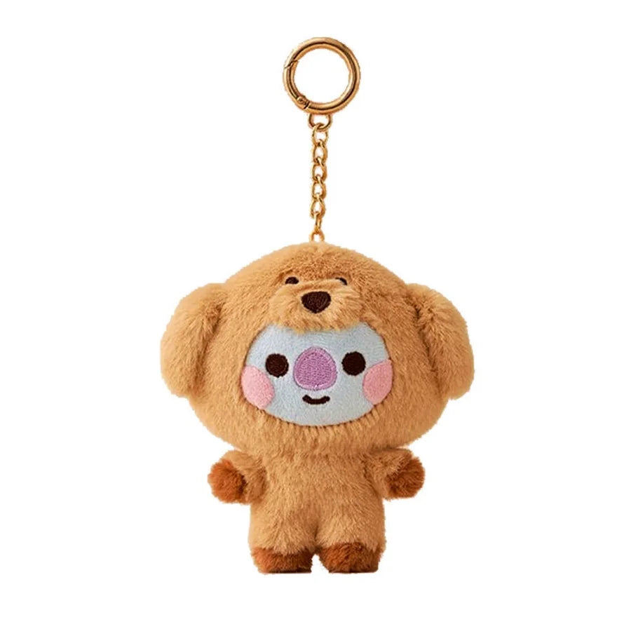 BT-21 KPOP Korean Popular Fashion Zoo series.doll keychain Plush Pendant Bag Hanging Gift Plush toys.ARMY Fan collection gifts