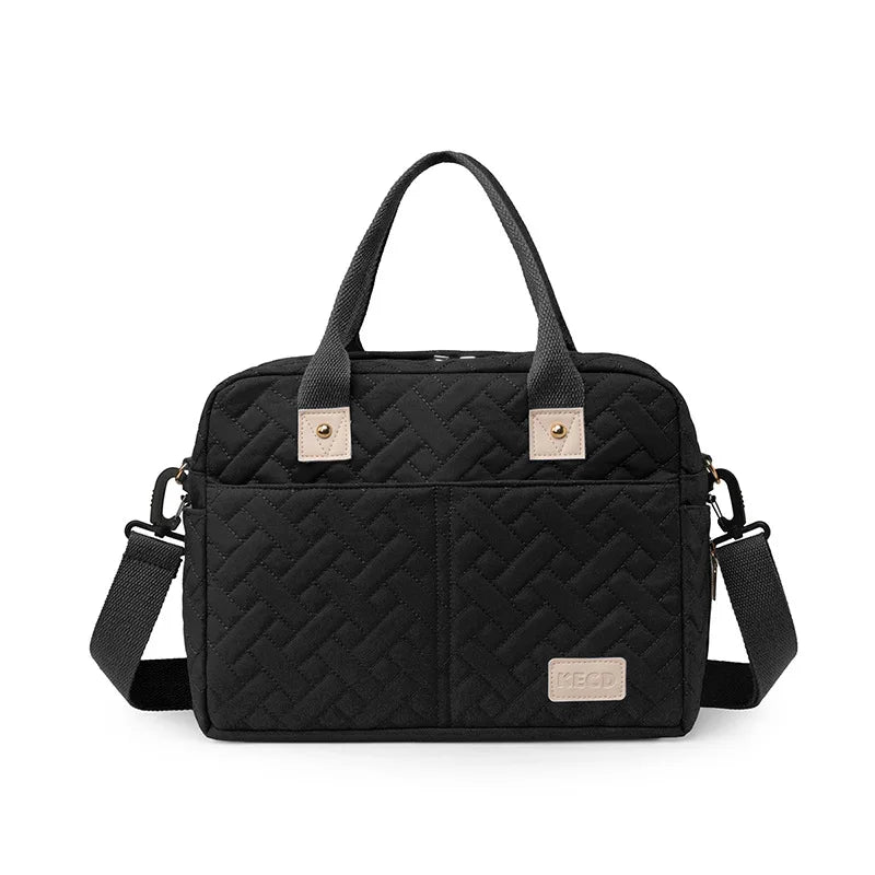 Portable Diaper Bag for Mom Crossbody Handbag Multifunction Baby Stuff Storage Bag, Stroller Hanging Maternity Bag