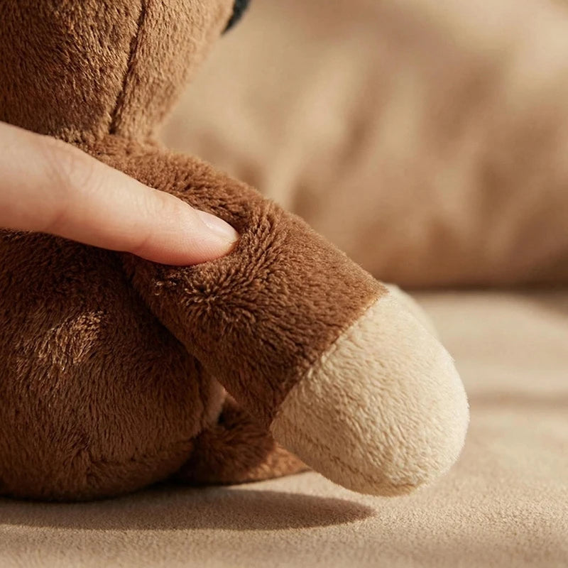 Cute High Quality Fun Mr Bean Teddy Bear Plush Toy Stuffed Animals Cute Coffee Baby Doll Mini Pillow Decor Soft Children Birthda