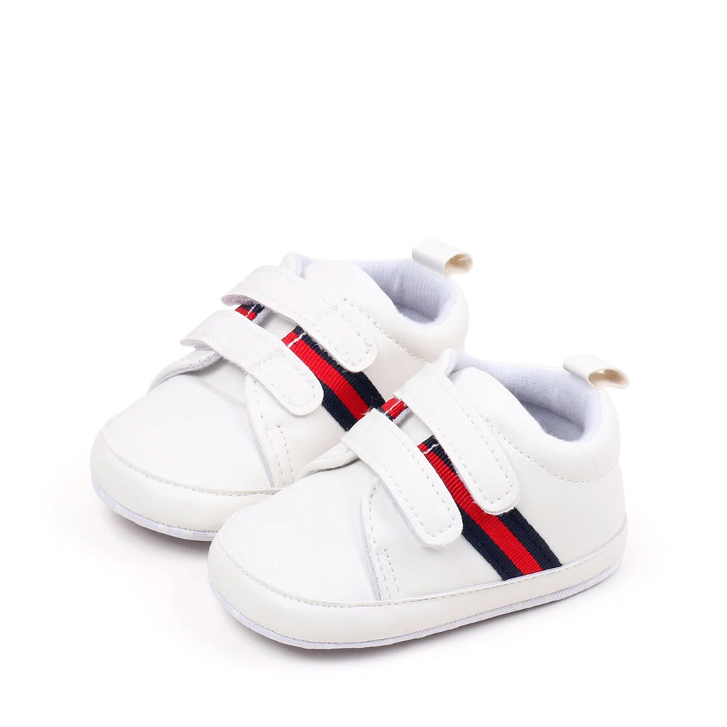 2025 Spring and Autumn Baby Boys Girls First Walking Indoor Outdoor Toddler Shoes Casual Sports Design PU Leather For 0-18M