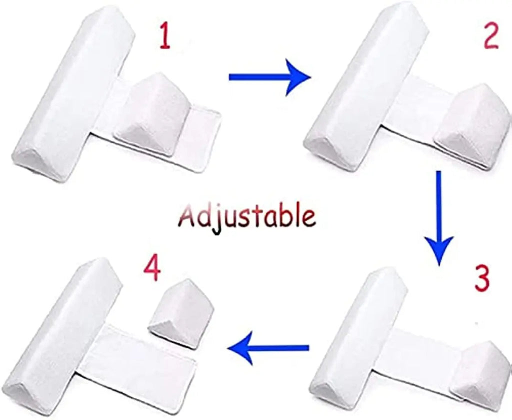 Baby Side Sleeping Pillow Head Protecter Newborn Head Anti-Spitting Milk Travel Pillow Infant Sleeping Wedge Cushion