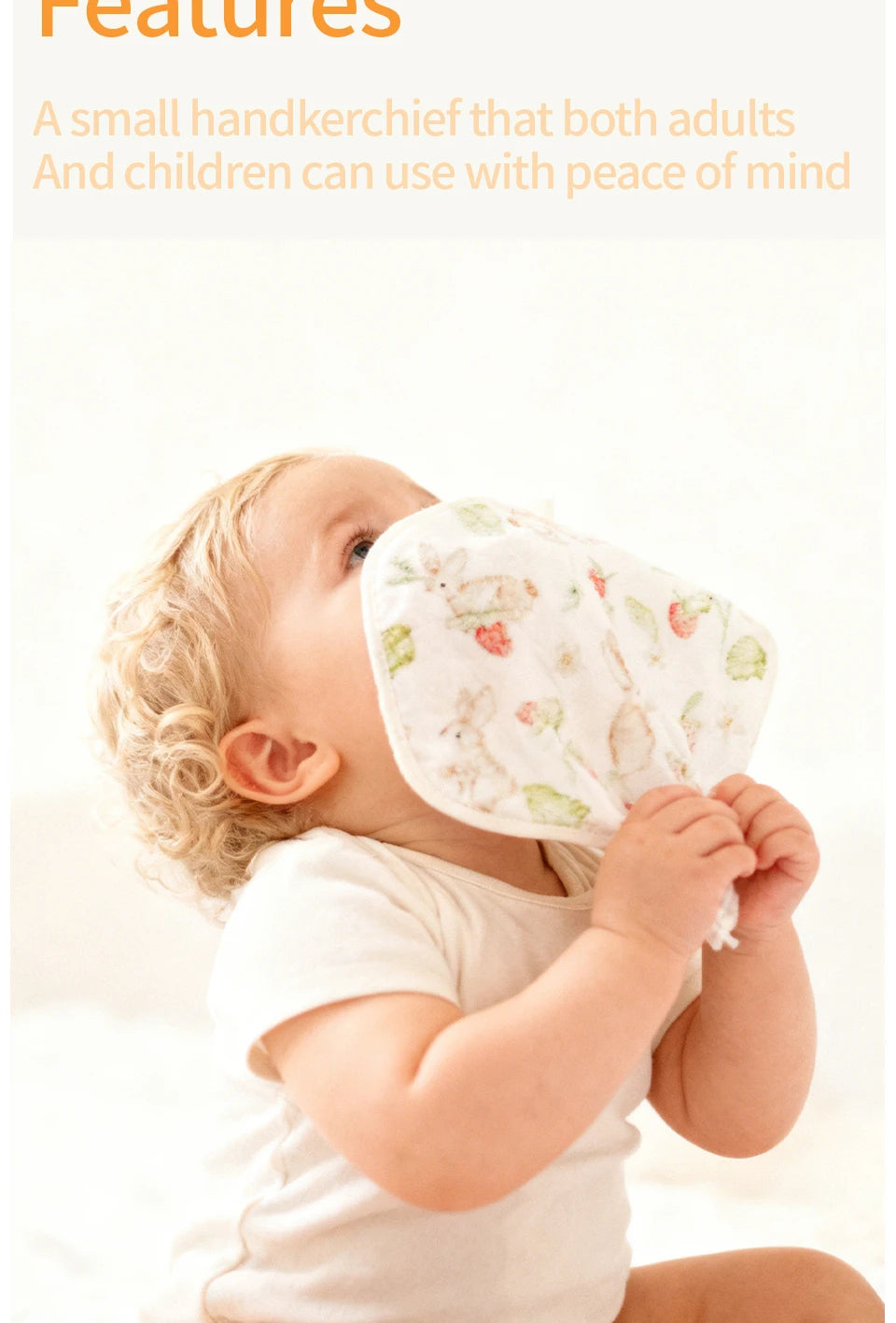 5 Pack Baby Washcloths - Medium Thickness for Newborns' Skin-Great for Bathing, Wiping & on-The-go Use, Shower Gift