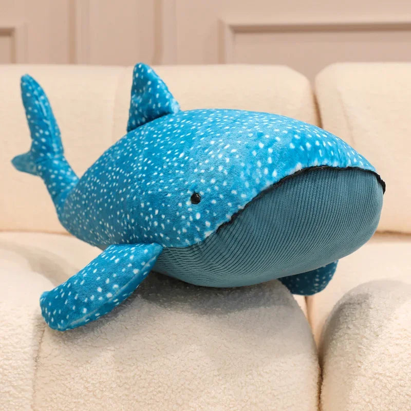 Lovely Whale Plush Toys Stuffed Soft Animal Blue Whale Dolls Kawaii Toy for Birthday Christmas Gift
