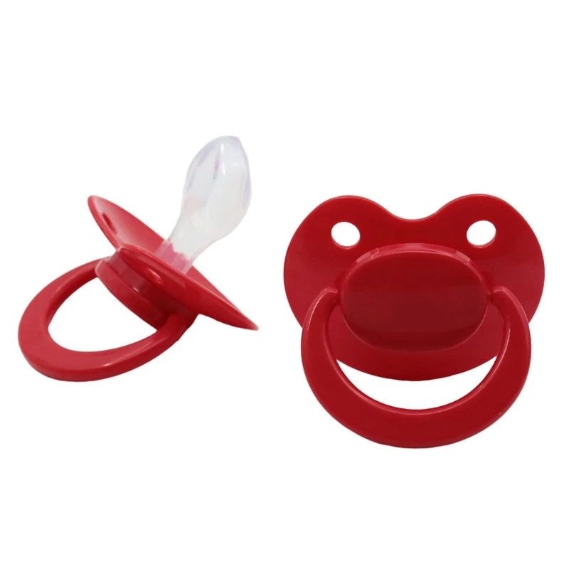 Adult Pacifier for Stress Relief Silicone Simulation Nipple Peace and Relaxation Realistic Soother Toy
